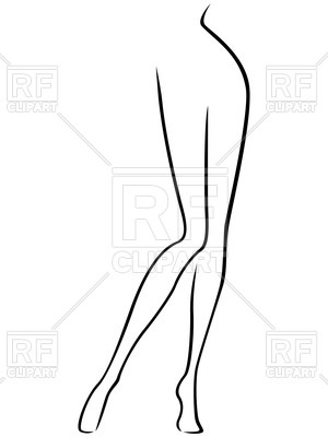 Outline Of Female Legs Vector Image Of People Natareal 300x400 Outline Of Female Legs Vector Image Of People Natareal