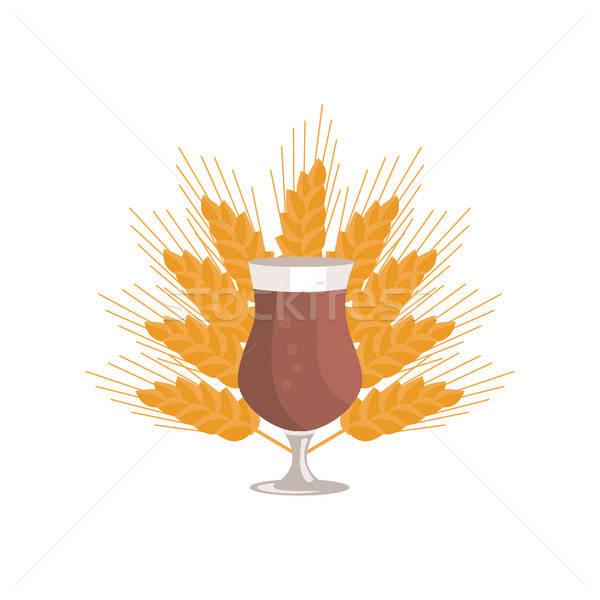 Tulip Glass Of Beer Transparent Cup On Leg Vector Vector 600x600 Tulip Glass Of Beer Transparent Cup On Leg Vector Vector