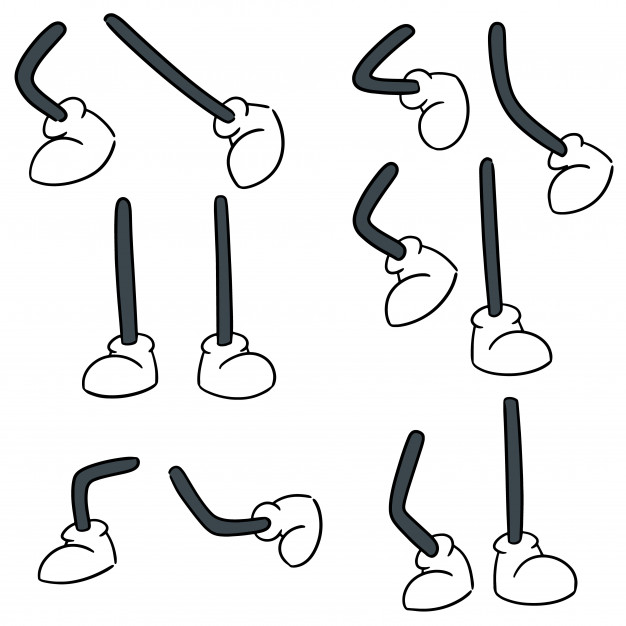 Vector Set Of Cartoon Leg Vector Premium Download 626x626 Vector Set Of Cartoon Leg Vector Premium Download