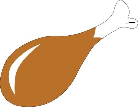 Free Chicken Legs Clipart And Vector Graphics 456x354 Free Chicken Legs Clipart And Vector Graphics