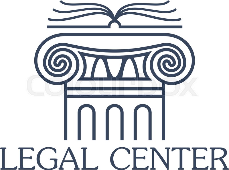 800x592 Legal Assistance Center Emblem Badge Stock Vector Colourbox