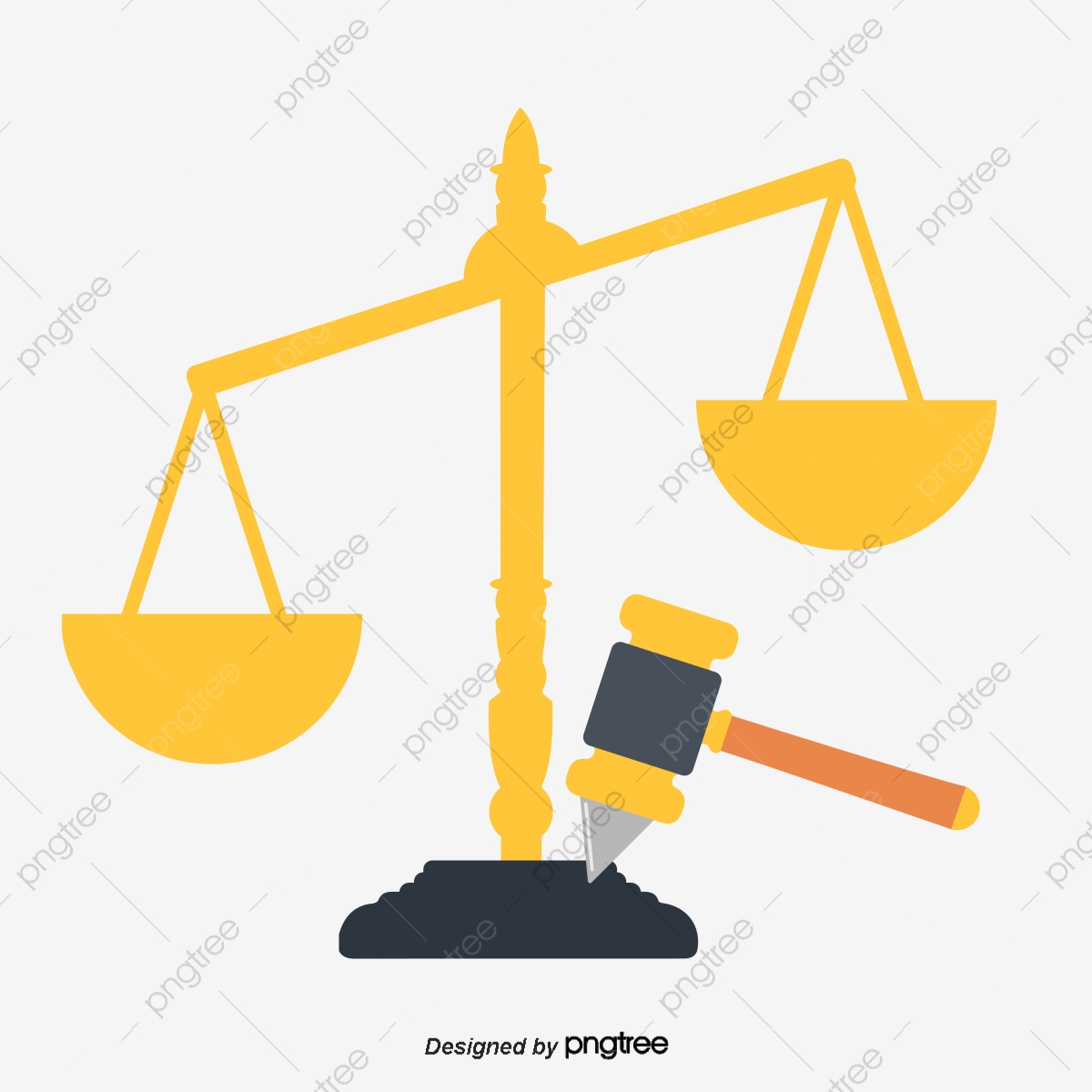 1200x1200 Fair And Just Law, Vector Material, Legal, Hammer Png And Vector