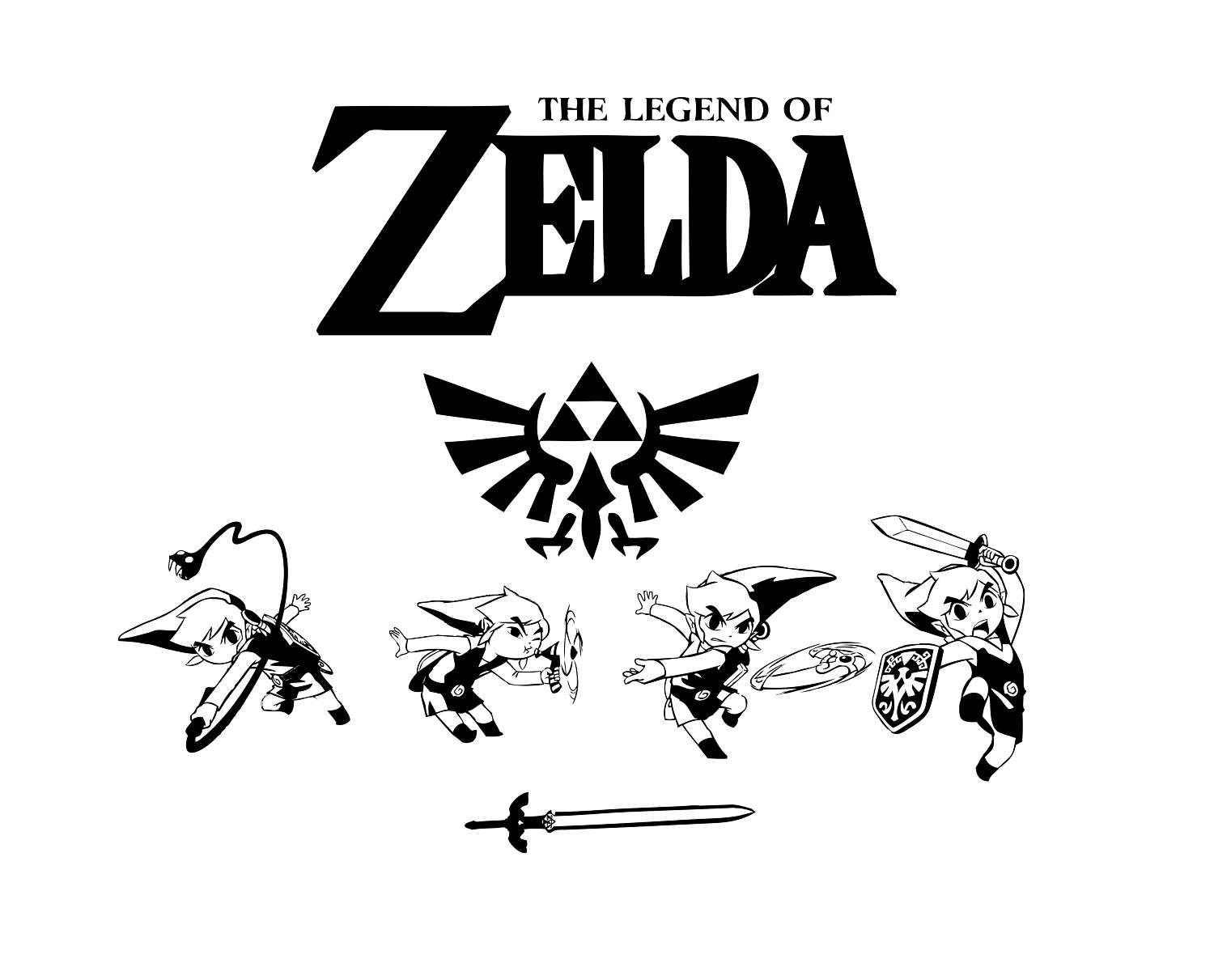 Download Legend Of Zelda Vector at Vectorified.com | Collection of ...