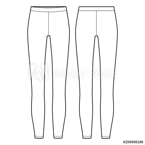 Leggings Template Vector at Vectorified.com | Collection of Leggings ...