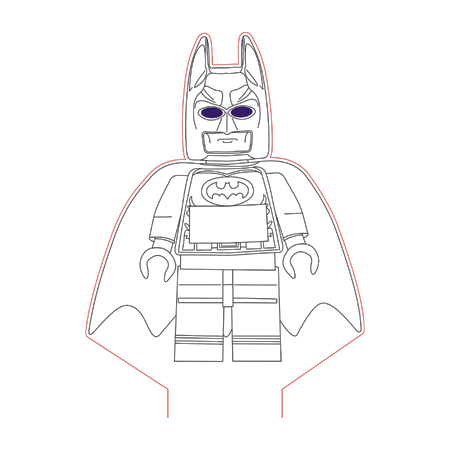 450x450 Lego Batman Illusion Lamp Plan Vector Op For Cnc