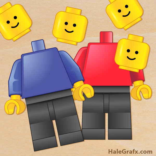 600x600 Free Printable Lego Pin The Head On The Minifigure