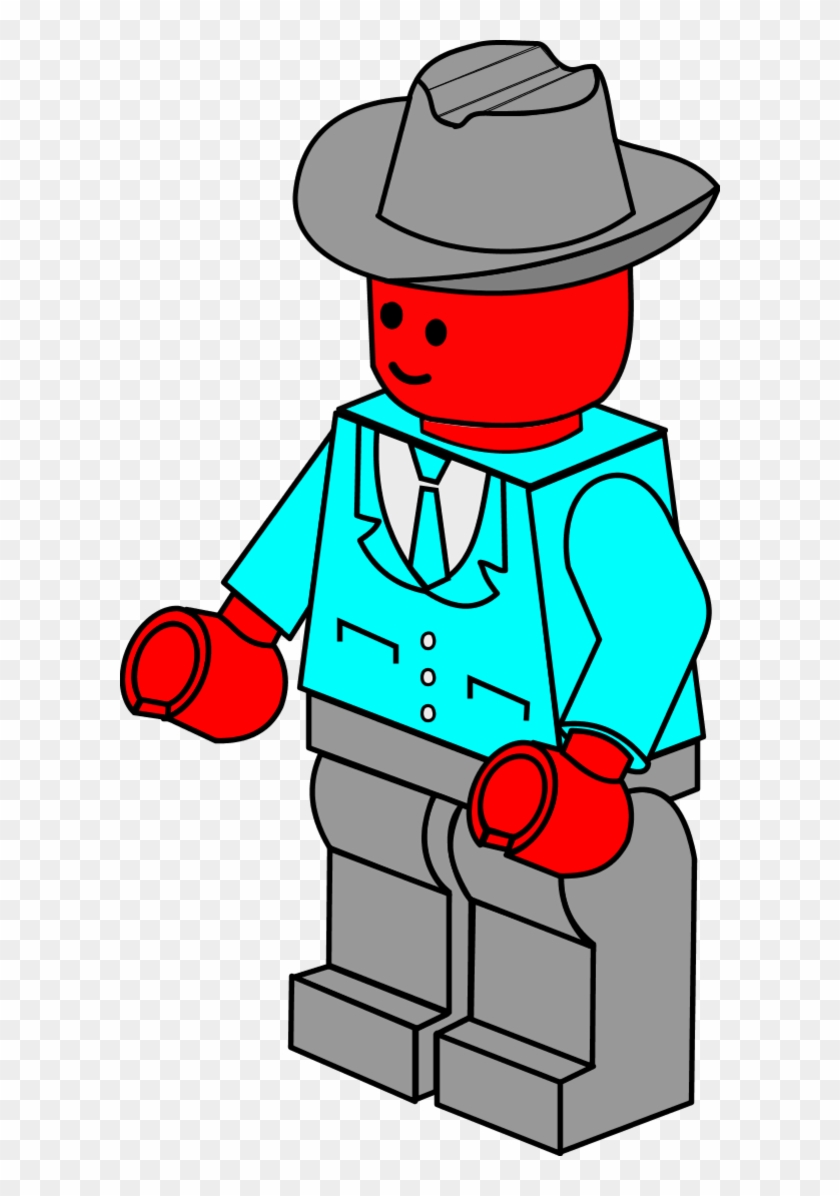 840x1196 Business Man Lego Vector Clip Art