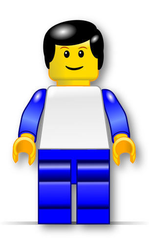 305x500 Lego Man Vector Graphics