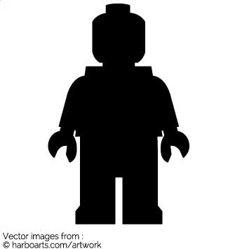335x355 Download Lego Man Silhouette
