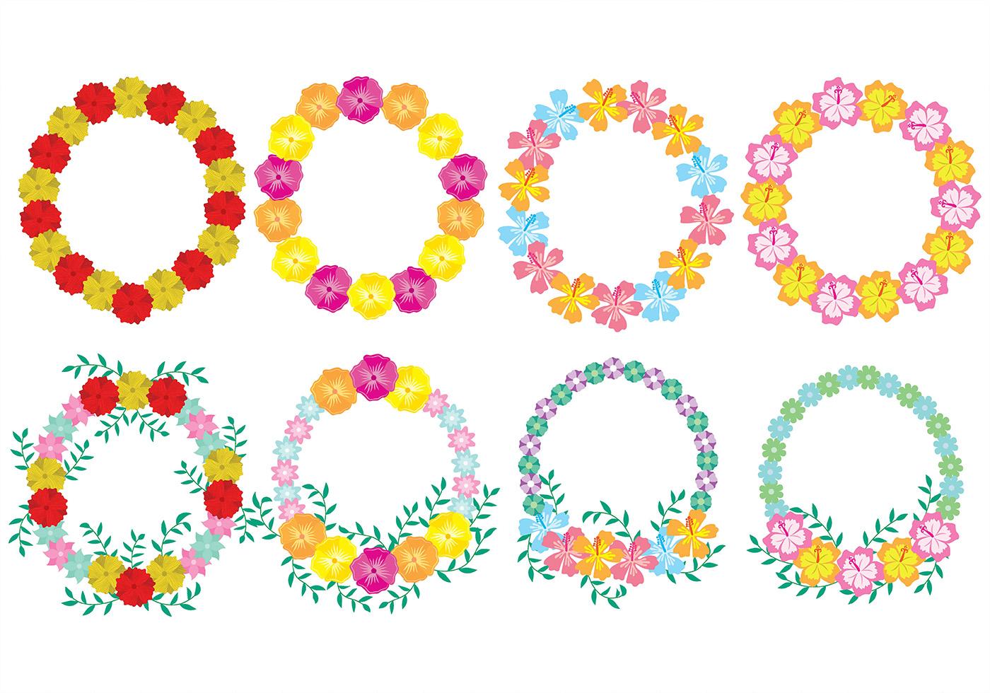 1400x980 Hd Hawaiian Lei Clip Art Photos Free Vector Art, Images