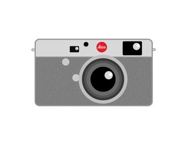 390x288 Free Flat Leica Camera Icon Vector