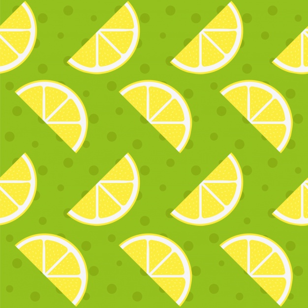 626x626 Lemon Pattern Background Vector Free Download