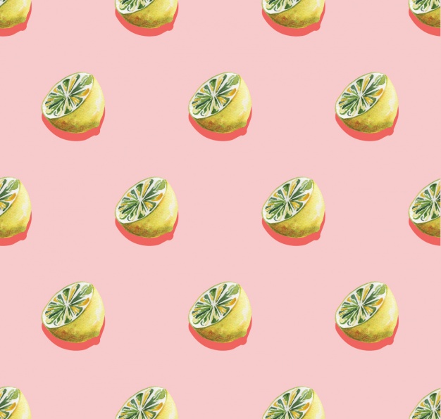 626x596 Lemon Pattern Design Vector Free Download