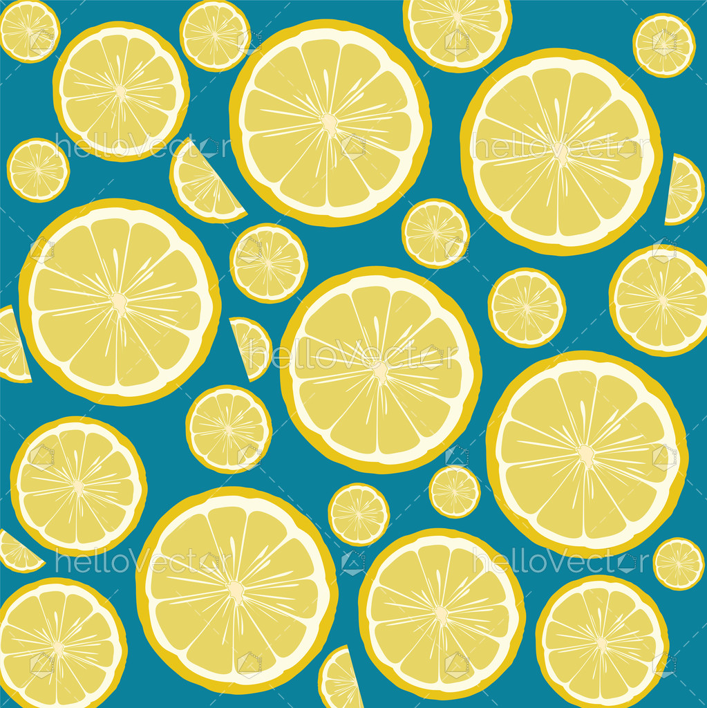 1023x1024 Seamless Lemon And Orange Pattern Background