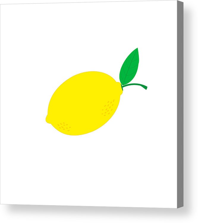 666x750 Yellow Lemon Vector Icon Illustration Isolated On White Background