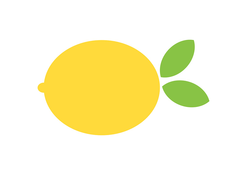 800x566 Flat Lemon Vector
