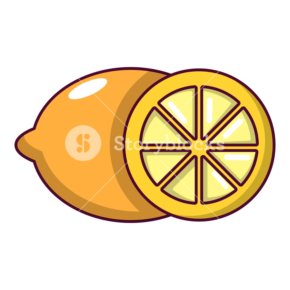 1000x1000 Lemon Icon Cartoon Illustration Of Lemon Vector Icon For Web
