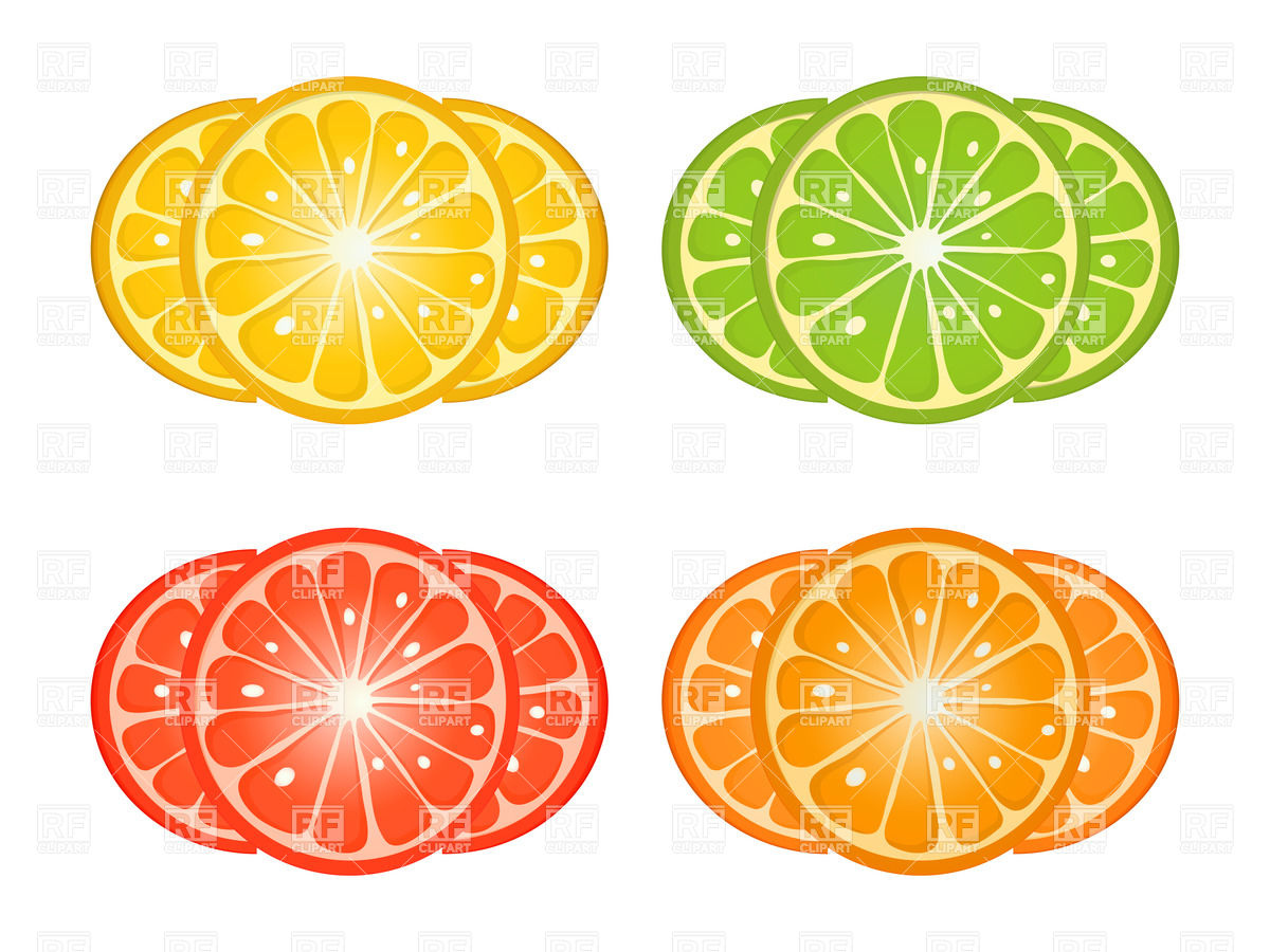 1200x900 Orange, Lemon, Grapefruit, Lime Slices Vector Image Of Backgrounds