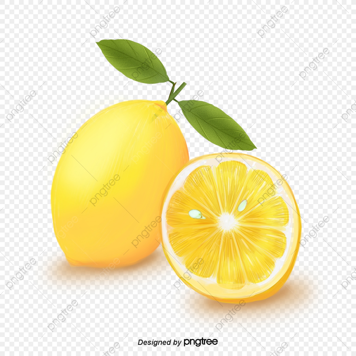 1200x1200 Lemon Decorative Design Vector, Lemon Vector, Lemon, Lemon Garnish