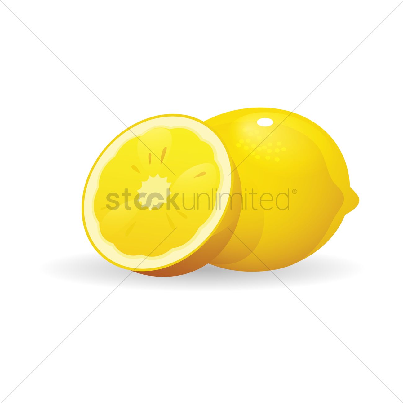 1300x1300 Free Lemon Vector Image