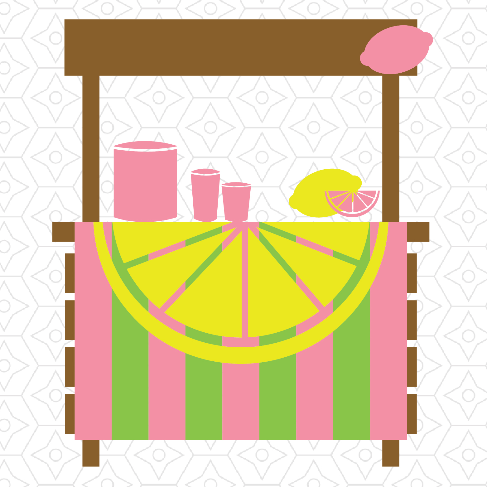1562x1562 Lemonade Stand Decal Design, Dxf Vector For Use