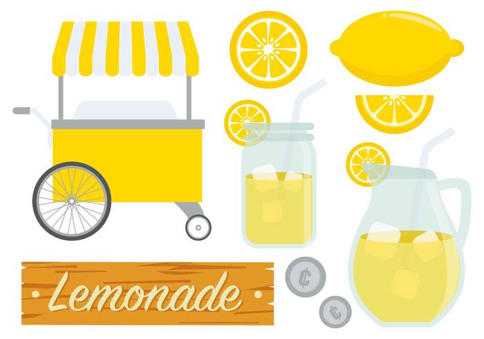 700x490 Free Lemonade Stand Vector Free Vectors Ui Download