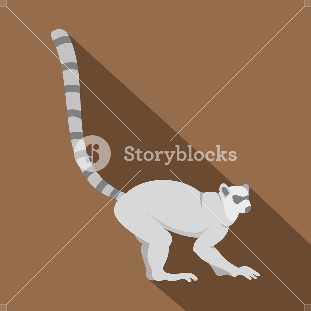 Lemur Icon Flat Illustration Of Lemur Vector Icon For Web Royalty 1000x1000 Lemur Icon Flat Illustration Of Lemur Vector Icon For Web Royalty