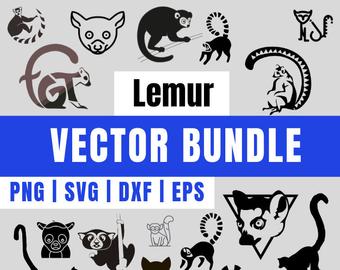 Lemur Silhouette Etsy 340x270 Lemur Silhouette Etsy