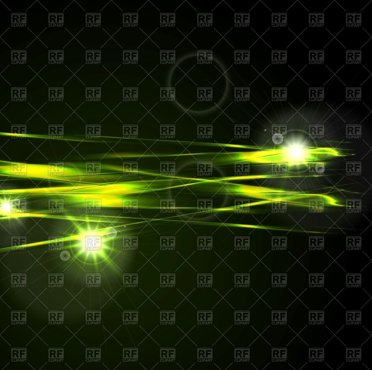1200x1193 Glowing Green Glossy Stripes On Black Background With Lens Flare