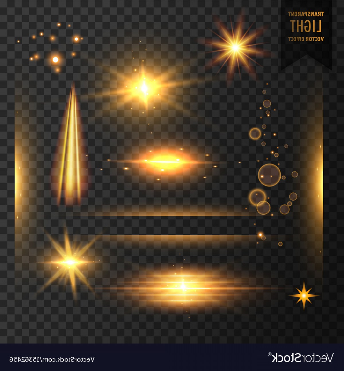 1200x1296 Lens Flare Vector Set Wallkeeper