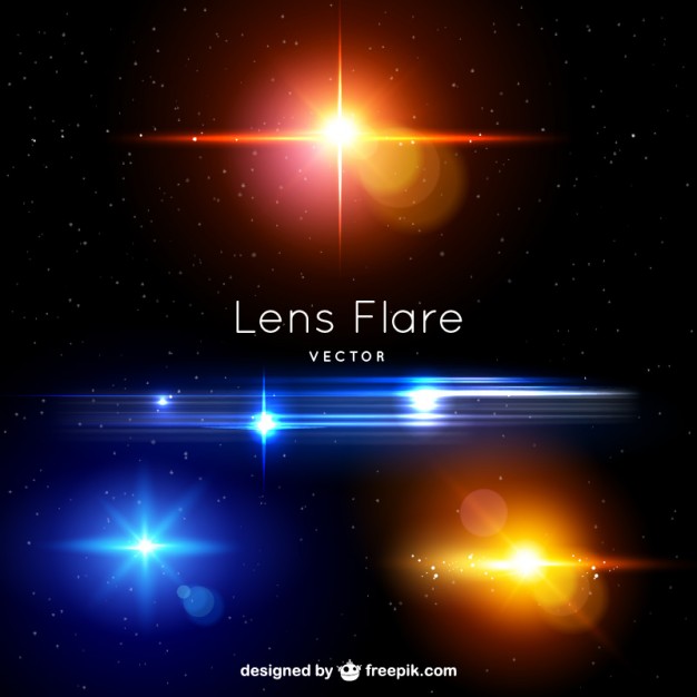 626x626 Lens Flares Vector Free Download
