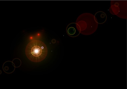 524x368 Vector Lens Flare Free Vector Download