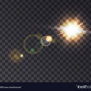 300x300 Glowing Green Neon Waves On Black Background With Lens Flare