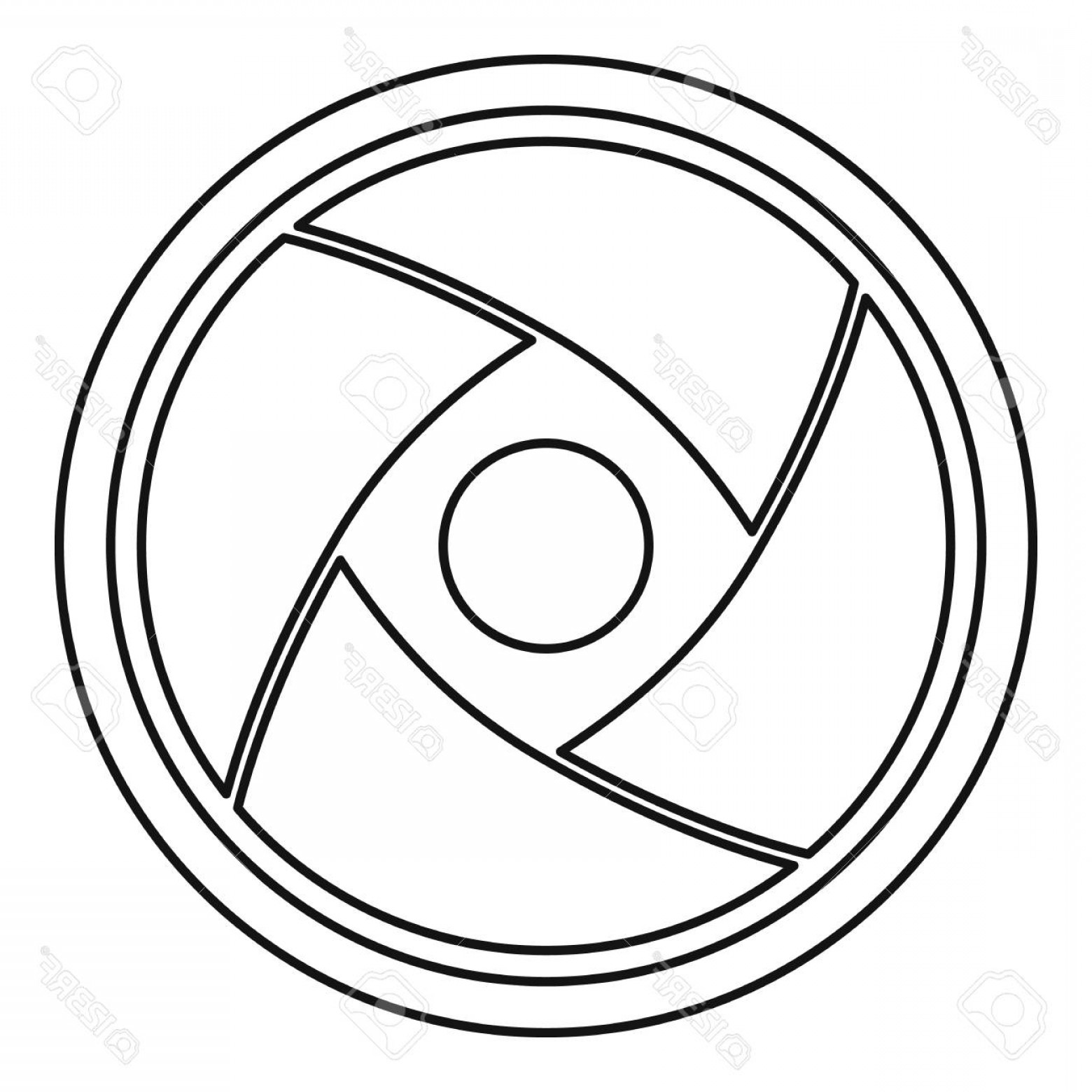 1560x1560 Photostock Vector Camera Lens Icon Outline Illustration Of Camera