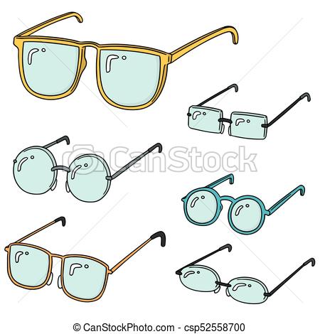 450x470 Vector, Lentes, Conjunto