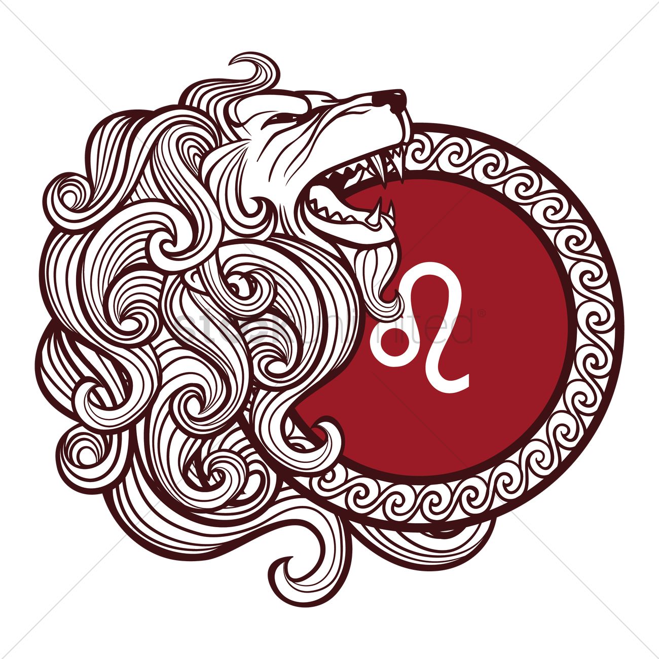 1300x1300 Leo Vector Image