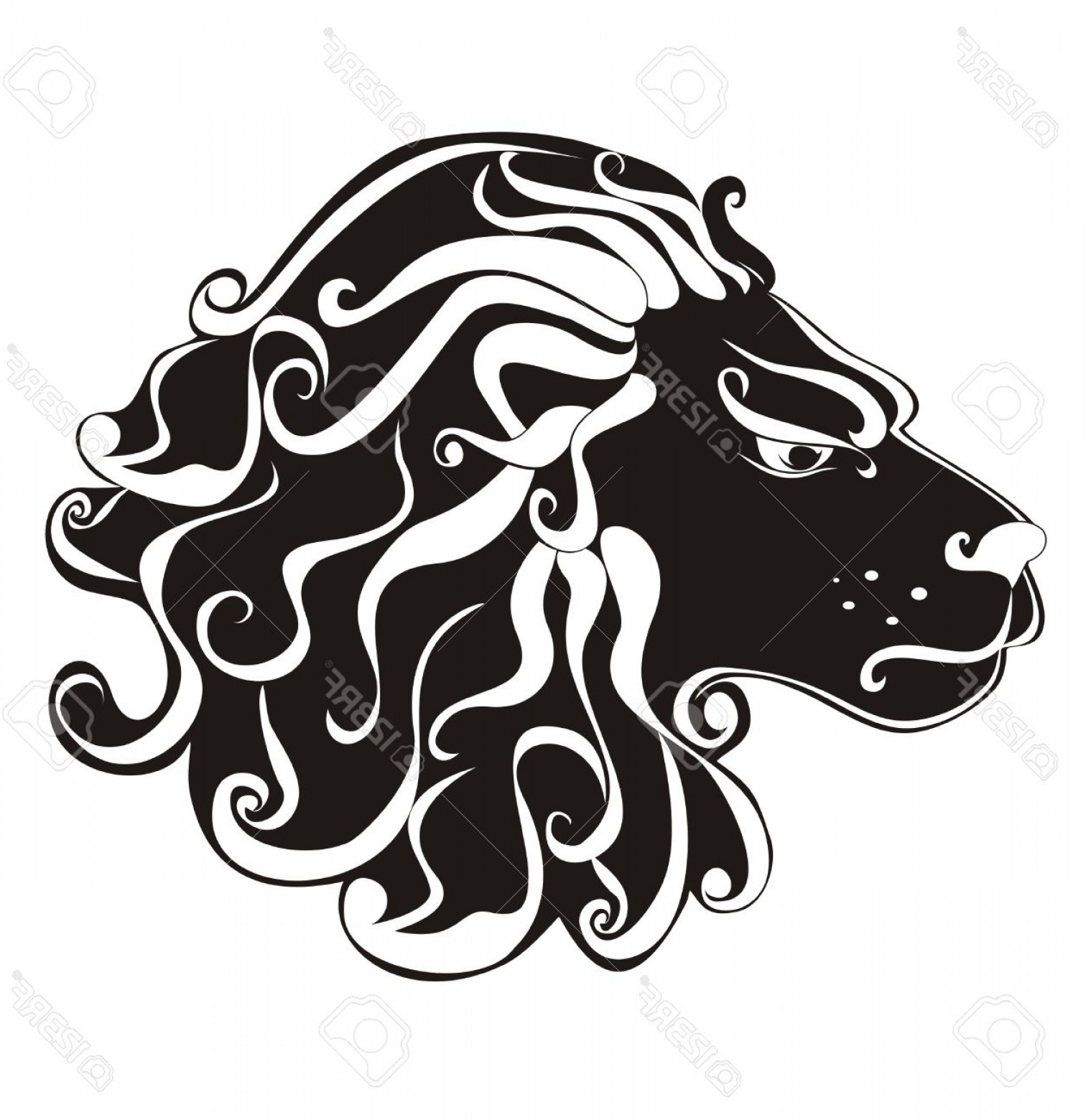 1519x1560 Phototattoo Lion Astrology Sign Leo Vector Zodiac Handandbeak