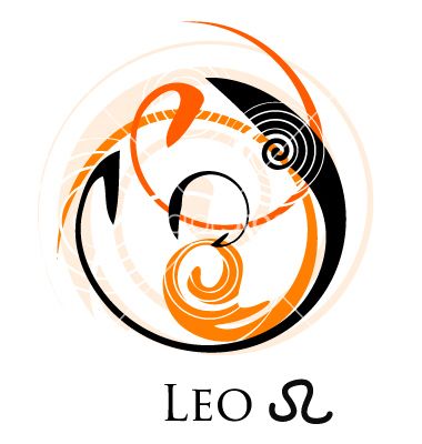 380x400 Star Sign Zodiac Leo Vector Art