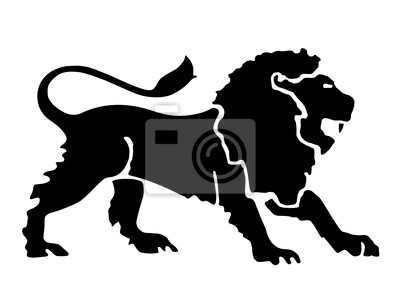 400x300 Vector Silueta Carteles Para La Pared Continente