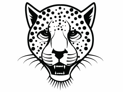 Leopard Clip Art Vector 400x300 Leopard Clip Art Vector