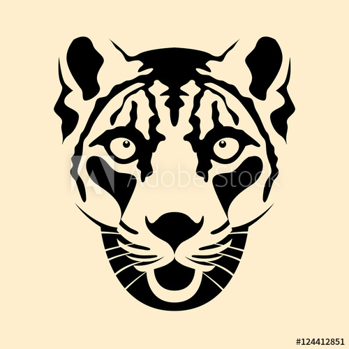 Snow Leopard Head Face Vector Illustration Style Flat 500x500 Snow Leopard Head Face Vector Illustration Style Flat