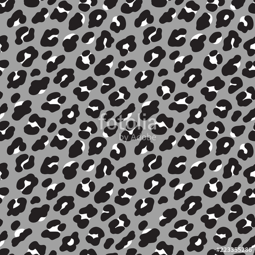 500x500 Leopard Print Seamless Pattern Vector Illustration Background