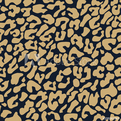 500x500 Seamless Tan Blue And Brown Leopard Print Tileable Animal Pattern