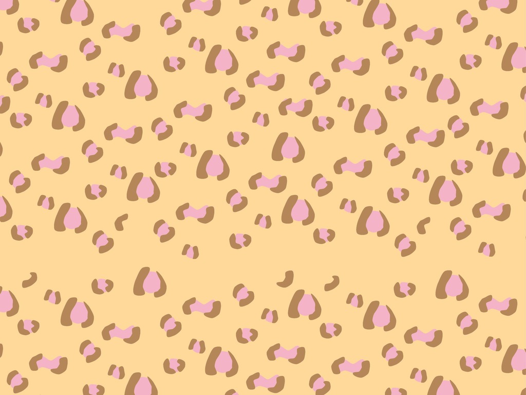 1024x768 Leopard Print Vector Art Graphics