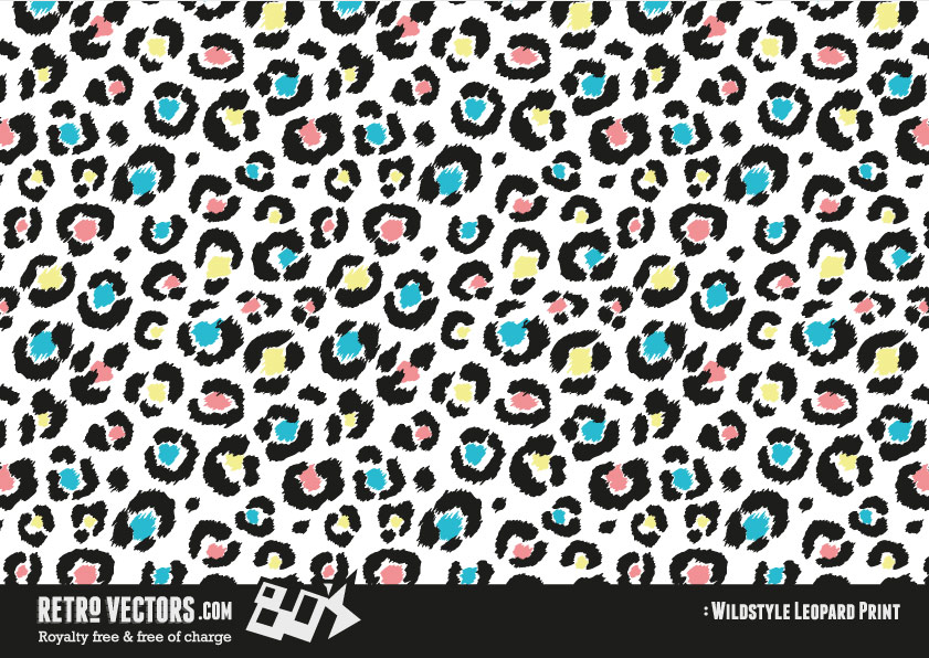841x596 Leopard Print Vintage Vectors Royalty Free Free