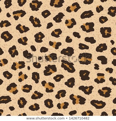 450x470 Leopard Print Vector Seamless Pattern Animal Skin Background