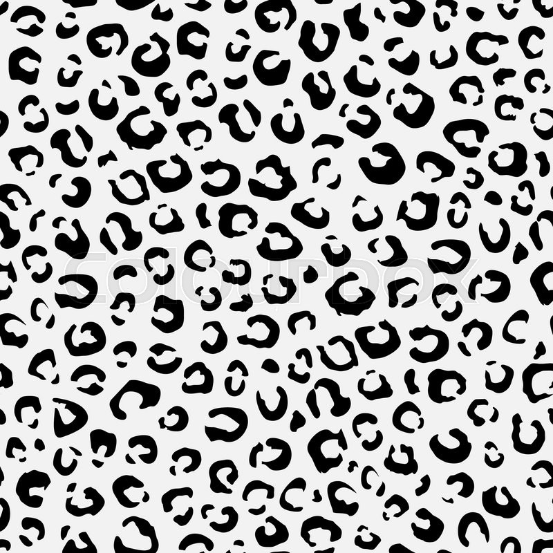 800x800 Vector Seamless Leopard Skin Pattern Stock Vector Colourbox