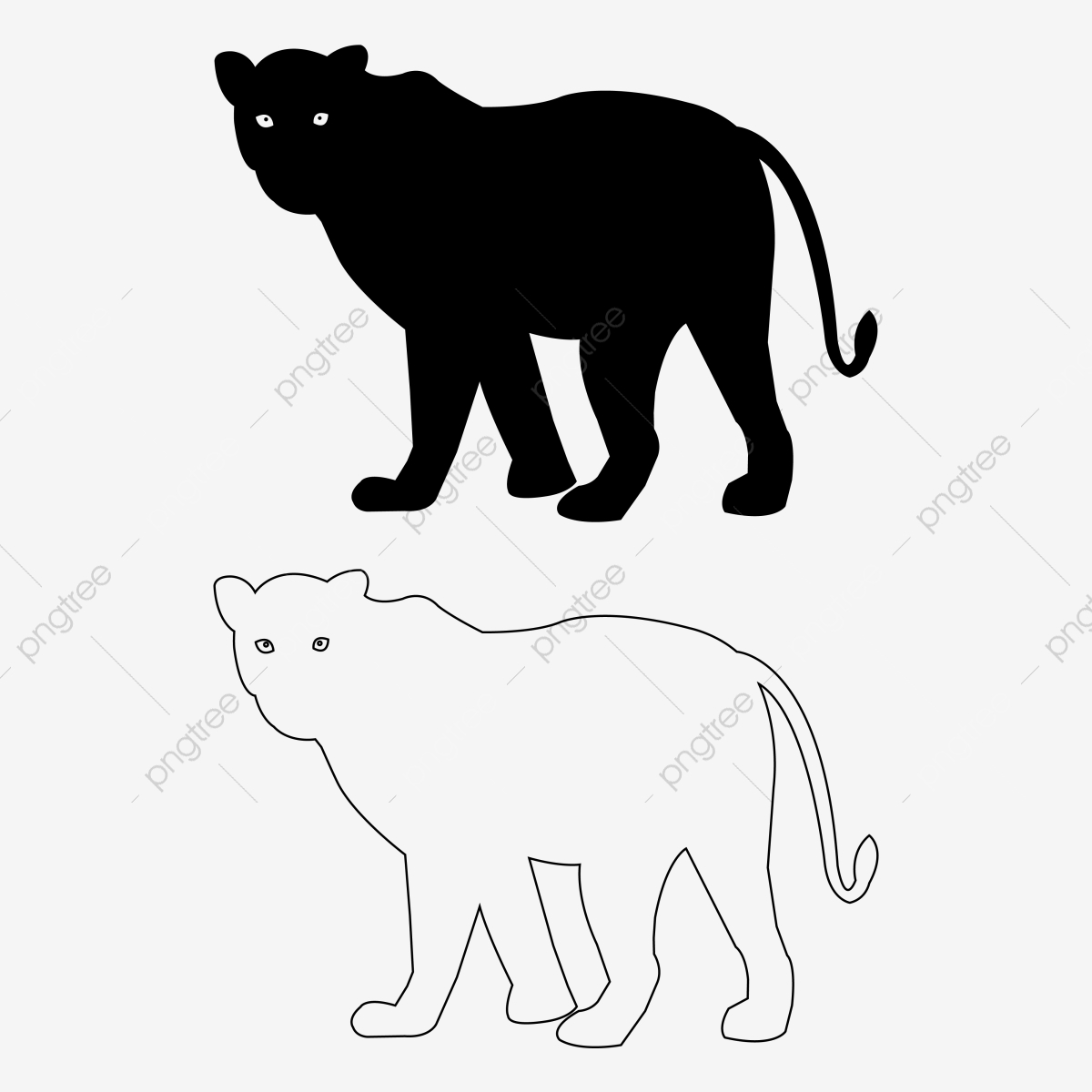 Leopard Silhouette Outline Vector Set, Tiger, Silhouette, Leopard 1200x1200 Leopard Silhouette Outline Vector Set, Tiger, Silhouette, Leopard