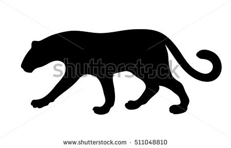 Leopard Walking Silhouette 450x289 Leopard Walking Silhouette