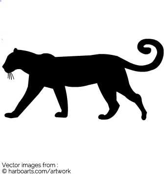 Download Leopard Silhouette 335x355 Download Leopard Silhouette